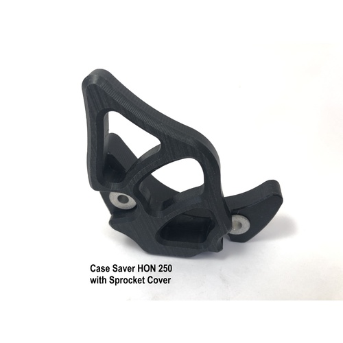 DBR TM Designworks Case Saver Honda  04-09 CRF250R, 04-14 CRF250X   Black   With Integrated Sprocket Cover
