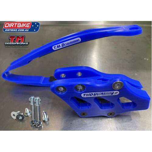 TM Designworks Australia Slide & Guide Kit "FINKE" Extreme Yam D BLUE :(09-22)  YZF450,  (09-23)  YZF 250,  (15->C)  WRF / YZFX 250,  (16->C)  WRF / Y