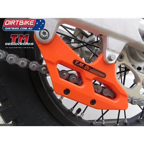 TM Designworks  Rear Chain Guide Extreme  KTM Husqvarna Gas Gas  85cc  :   (15-Current)   Orange