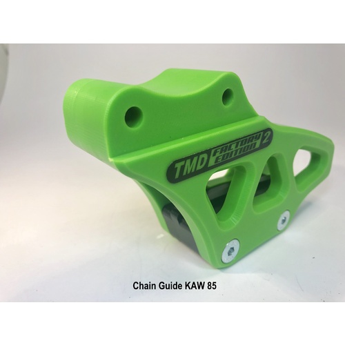 Dirt Bike Rear Chain Guide Extreme Kawasaki KX 85 & KX 100 : Green