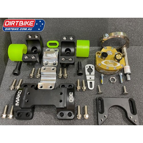 Mako 360 Australia :  + Scotts TOP Mount Plate + Damper + Post. (KHG A) KTM Husqvarna Gas Gas Husaberg Sherco Beta